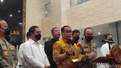 Dirtipidum Brigjen Andi Rian dalam jumpa pers Mabes Polri pada 19 Agustus 2022