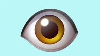 Emoji satu mata ini tampak cukup menakutkan dan termasuk hampir tidak pernah digunakan orang. Foto: Emojipedia