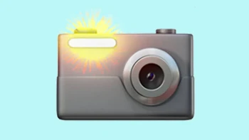 Kamera digital kompak semacam ini sudah ketinggalan zaman karena orang hampir semuanya memakai ponsel untuk mengabadikan momen. Foto: Emojipedia