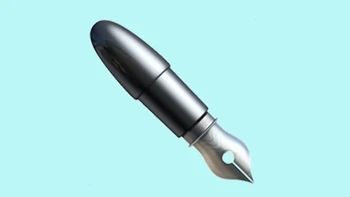 Ini adalah emoji ujung pena atau black nib, berkaitan dengan menulis atau menggambar. Rasanya, emoji semacam ini tidak populer dan tak banyak dipakai. Foto: Emojipedia