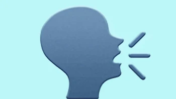 Nama emoji ini adalah speaking head atau kepala berbicara dan rasanya, jarang ada pemakai layanan pesan yang menggunakannya karena maksudnya membingungkan. Foto: Emojipedia