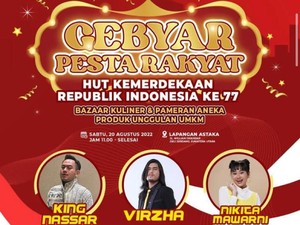 Nassar-Virzha Bakal Ramaikan Pesta Rayat di GOR Mini Pancing Besok