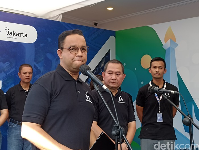 Gubernur DKI Anies Baswedan menginisiasi hunian berkonsep transit oriented development (TOD) untuk milenial yang menawarkan konsep dekat transportasi umum. (Tiara Aliya/detikcom)