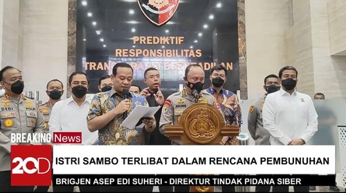 Istri Ferdy Sambo, Putri Candrawathi ditetapkan tersangka pembunuhan Brigadir J.