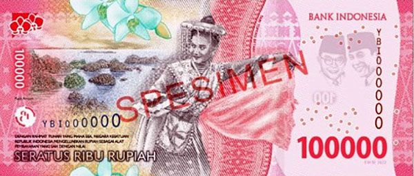 Pemerintah dan Bank Indonesia (BI) telah meluncurkan uang rupiah kertas tahun emisi (TE) 2022. Ada 7 uang pecahan yang secara resmi diedarkan, Rp 100.000, Rp 50.000, Rp 20.000, Rp 10.000, Rp 5.000, Rp 2000, dan Rp 1000. Berikut ini tampak depan dan belakang uang rupiah baru 2022, dikutip dari laman resmi Bank Indonesia.
