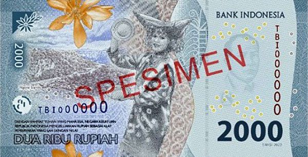 Pemerintah dan Bank Indonesia (BI) telah meluncurkan uang rupiah kertas tahun emisi (TE) 2022. Ada 7 uang pecahan yang secara resmi diedarkan, Rp 100.000, Rp 50.000, Rp 20.000, Rp 10.000, Rp 5.000, Rp 2000, dan Rp 1000. Berikut ini tampak depan dan belakang uang rupiah baru 2022, dikutip dari laman resmi Bank Indonesia.