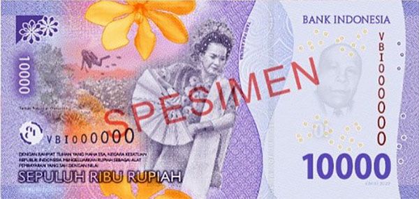 Pemerintah dan Bank Indonesia (BI) telah meluncurkan uang rupiah kertas tahun emisi (TE) 2022. Ada 7 uang pecahan yang secara resmi diedarkan, Rp 100.000, Rp 50.000, Rp 20.000, Rp 10.000, Rp 5.000, Rp 2000, dan Rp 1000. Berikut ini tampak depan dan belakang uang rupiah baru 2022, dikutip dari laman resmi Bank Indonesia.