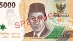 Jelas, Penampakan Bolak-balik Uang Kertas Baru 2022