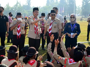 Jokowi Apresiasi Jambore Nasional Singgung Teknologi Digital hingga e-Sport