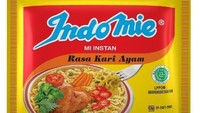 Ini desain tampilan Indomie jaman dulu untuk varian kari ayam. Di dominasi warna kuning dan warna merah. Foto: Kaskus