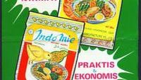 Ini adalah kemasan Indomie pada awal kemunculannya, yaknipada tahun 1972. Kemasannya sederhana, ada yang bergambar ayam dan udang. Foto: Kaskus
