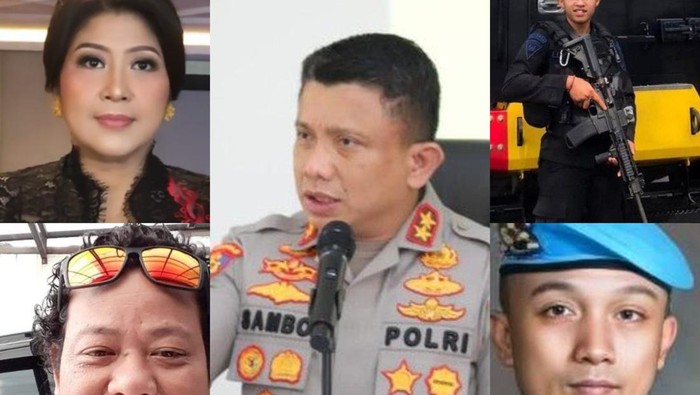 Kolase foto Irjen Ferdy Sambo (detikcom)