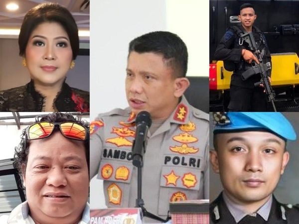 Tambah Istri Sambo, Ini Tampang 5 Tersangka Pembunuhan Brigadir J