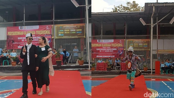 Lomba peringati HUT ke-77 RI di Lapas Sukabumi.