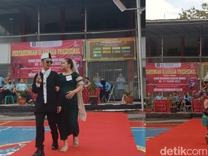 Keseruan Warga Binaan Lapas Sukabumi Jadi Model Dadakan