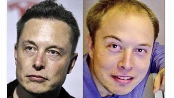Saking beratnya masalah di Manchester United, Elon Musk bisa jadi malah gundul seperti dulu jika jadi membeli MU. Foto: Twitter