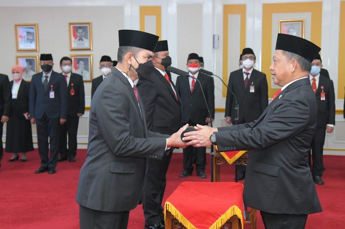 Mendagri Lantik Kasat Manggala-Kasat Binlat IPDN