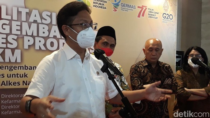 Menteri Kesehatan (Menkes) Budi Gunadi Sadikin di Solo, Jumat (19/8/2022).