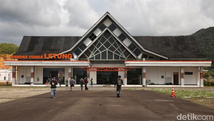 Penampakan Bandara Paling Utara RI