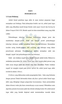 Contoh Pendahuluan Makalah: Apa Itu Dan Cara Membuatnya