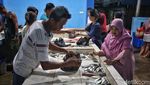 Uniknya Pasar Ikan di Tarempa, Jual Belinya Tanpa Timbangan Lho