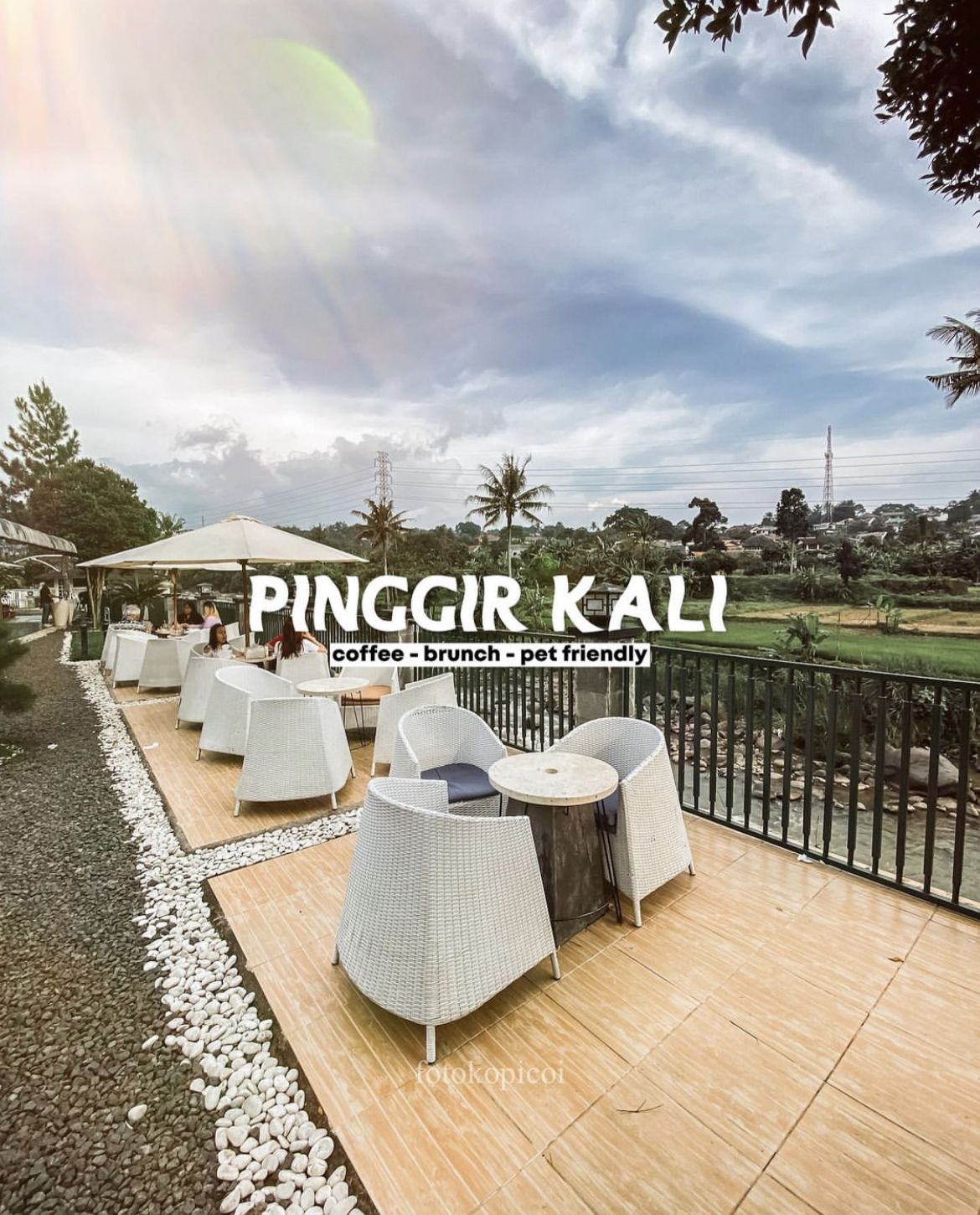 Seru! 5 Kafe di Bogor Ini Tawarkan Pemandangan Sawah hingga Sungai