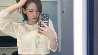 Taeyeon juga memamerkan hasil dietnya. (Foto: dok. Instagram @taeyeon_ss)  