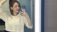 Perut rata Taeyeon bikin iri! (Foto: dok. Instagram @taeyeon_ss)  