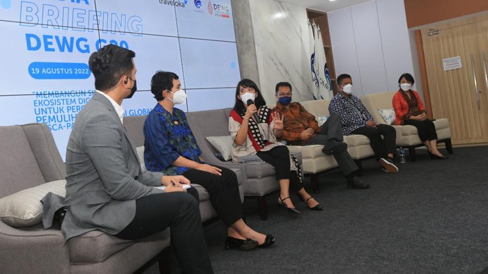 Traveloka selaku Koordinator Industry Task Force (ITF) DEWG Presidensi G20 Indonesia 2022 mendukung pemerintah dalam upaya mendorong ekosistem digital yang inklusif.