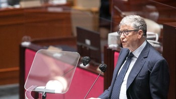Rupanya misi Bill Gates di Korsel adalah mengajak negara itu bermitra agar lebih berperan membantu kesehatan global bersama yayasan Bill & Melinda Gates Foundation. Foto: Getty Images