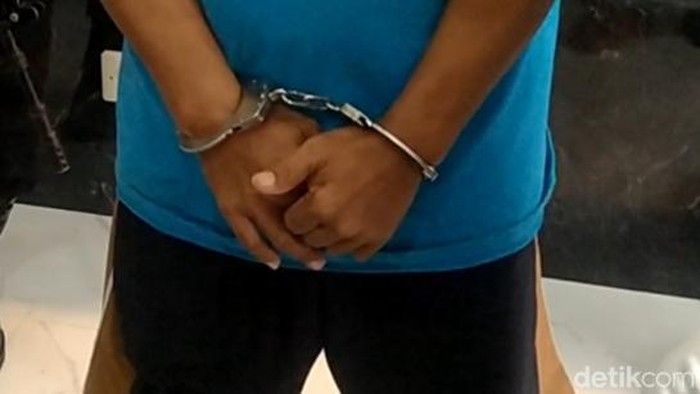 Buron empat tahun, paman cabul keponakan di Kabupaten Pemalang akhirnya berhasil ditangkap polisi di Tangerang. Foto diambil pada Sabtu (20/8/2022).