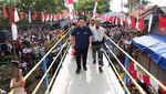 Erick Thohir Resmikan Jembatan, Ini Tampilan Sebelum dan Sesudah Dibangun Baru
