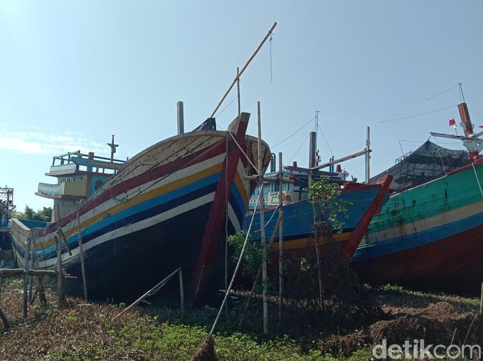 Kawasan sekitar Sungai Silugonggo, Juwana, Pati, Jumat (19/8/2022).
