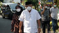 Sebelum Basuki, Anies dan AHY juga melayat ke rumah duka.