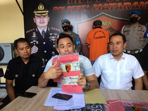 Kakek Pemalsu STNK di Mataram Ternyata Residivis Penggelapan Mobil-KDRT