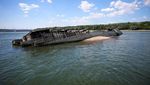 Sungai Mengering, Bangkai Kapal Perang Dunia II Muncul ke Permukaan
