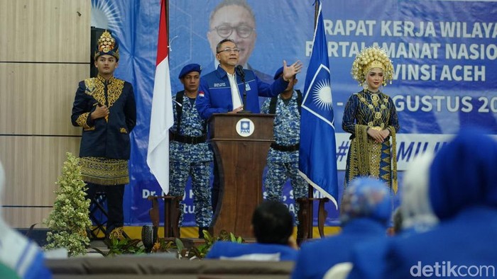 Zulkifli Hasan di Rakerwil PAN Aceh.