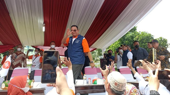 Anies Baswedan (Tiara Aliya Azzahra/detikcom).