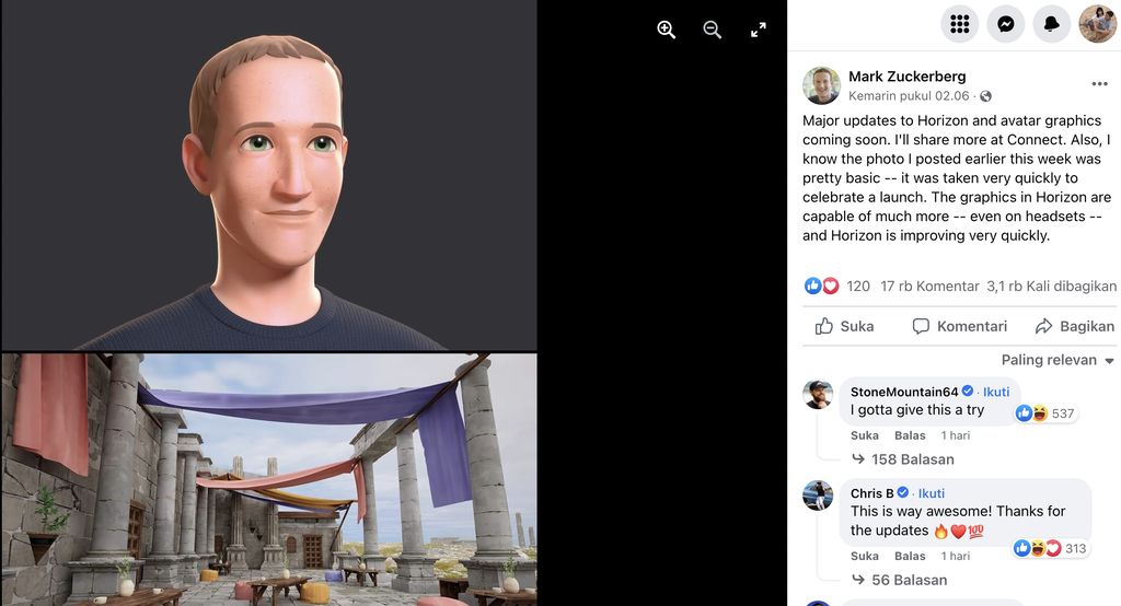 Avatar Mark Zuckerberg
