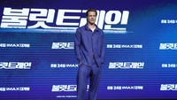 Brad Pitt sedang mempromosikan film Bullet Train di Seoul, Korea Selatan, pada 19 Agustus 2022 di Hotel Conrad.  Foto: Getty Images/Chung Sung-Jun