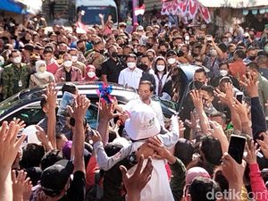Kunker ke Gresik-Sidoarjo, Jokowi Resmikan Food Estate-Bagikan Sertifikat