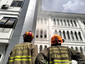 Kebakaran Gedung DPRD Jabar, Api Muncul di Ruang Arsip