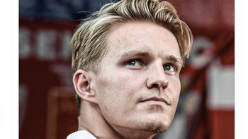 Martin Odegaard mencetak dua gol dan dipandang pembelian penting dan murah bagi Arsenal musim ini. Foto: Twitter