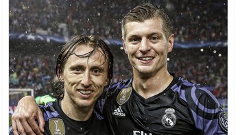 Rasanya tidak lengkap lini tengah Real Madrid tanpa Casemiro. Foto: Twitter