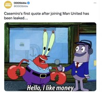 Meme Casemiro MU