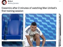 Gabung MU, Casemiro Jadi Bahan Candaan Netizen