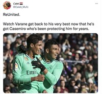 Meme Casemiro MU