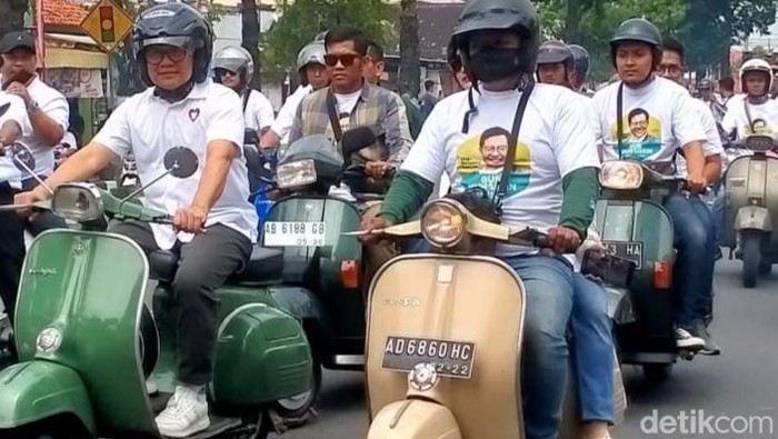 Muhaimin Iskandar bertemu pendukungnya di acara Gus Muhaimin festival di Klaten, Minggu (21/8/2022).
