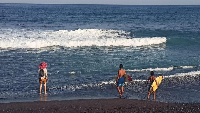 Pantai Jasri, Karangasem, Bali, Minggu (21/8/2022). 1