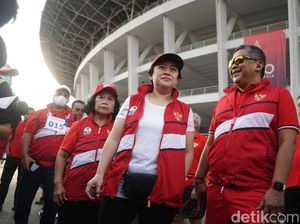 PDIP Gelar Olahraga Bareng di GBK